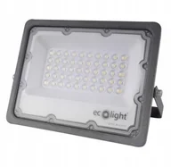 Lampy pozostałe - Halogen Naświetlacz Led Zimny 50W 6500K 5000LM Czarny Ecolight IP65 - miniaturka - grafika 1