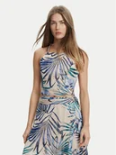 Koszulki i topy damskie - Guess Top W5GH74 WH9Z2 Niebieski Slim Fit - miniaturka - grafika 1