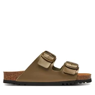 Klapki i japonki damskie - Klapki Scholl Josephine F32166 Khaki - miniaturka - grafika 1