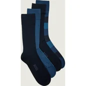 Skarpetki męskie - BOSS BLACK Skarpety 4-pack 4P RS Rib Giftset CC - miniaturka - grafika 1