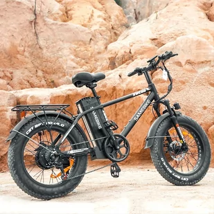 SAMEBIKE XWC05 Electric Mountain Bike 20'' Tire 750W Brushless Geared Motor 13Ah Battery 35km/h Max Speed - Silver - Rowery elektryczne - miniaturka - grafika 6