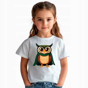 Koszulka dla dziecka "Sowa" Bawełna 116 - Moda i Uroda OUTLET - miniaturka - grafika 1