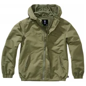 Odzież taktyczna i umundurowanie - Kurtka dziecięca BRANDIT Summer Windbreaker Frontzip - Oliwkowa 122-128 (7-8 Lat) - miniaturka - grafika 1
