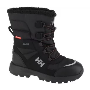 Buty Helly Hansen Silverton Winter Boots Jr 11759-990 czarne - Buty dla dziewczynek - miniaturka - grafika 1