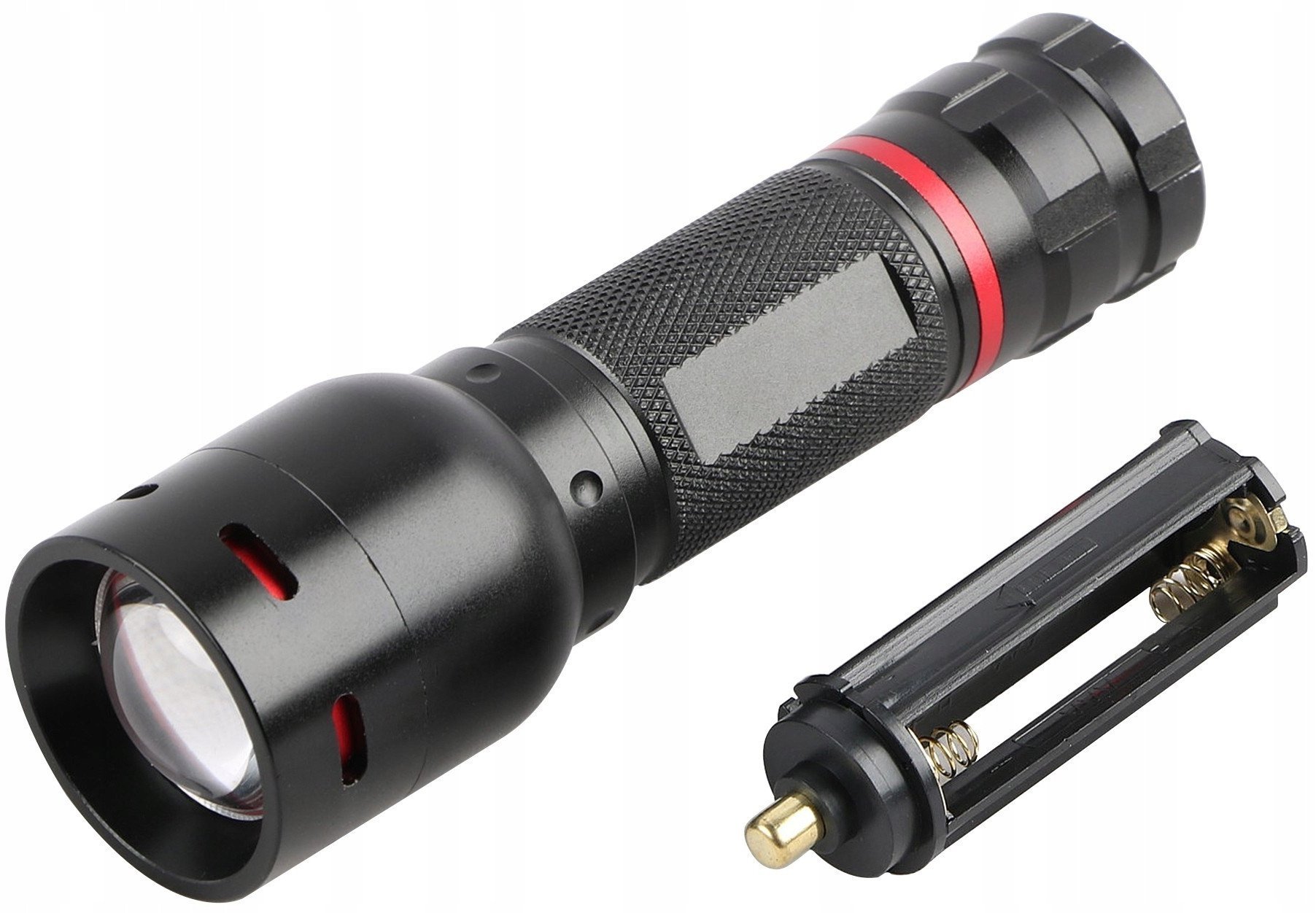 ENTAC LED flashlight, IP54, 5W, 300lm, batteries 3xAAAnot included