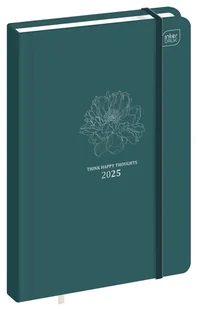 Interdruk, Kalendarz 2025 książkowy B6 192 Mat+UV Green - Kalendarze - miniaturka - grafika 1