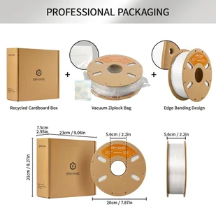 Standardowy filament PLA ERYONE 1kg – Mlecznobiały - Filamenty i akcesoria do drukarek 3D - miniaturka - grafika 5