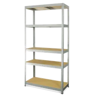 Szafy i regały magazynowe - Metalkas regał metalowy R175 180x90x40cm, nacisk na półkę 175 kg, 5 półek, kolor - miniaturka - grafika 1