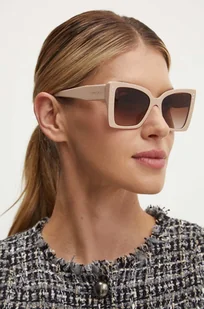 Jimmy Choo okulary przeciwsłoneczne damskie kolor beżowy 0JC5001B - Okulary przeciwsłoneczne - miniaturka - grafika 1