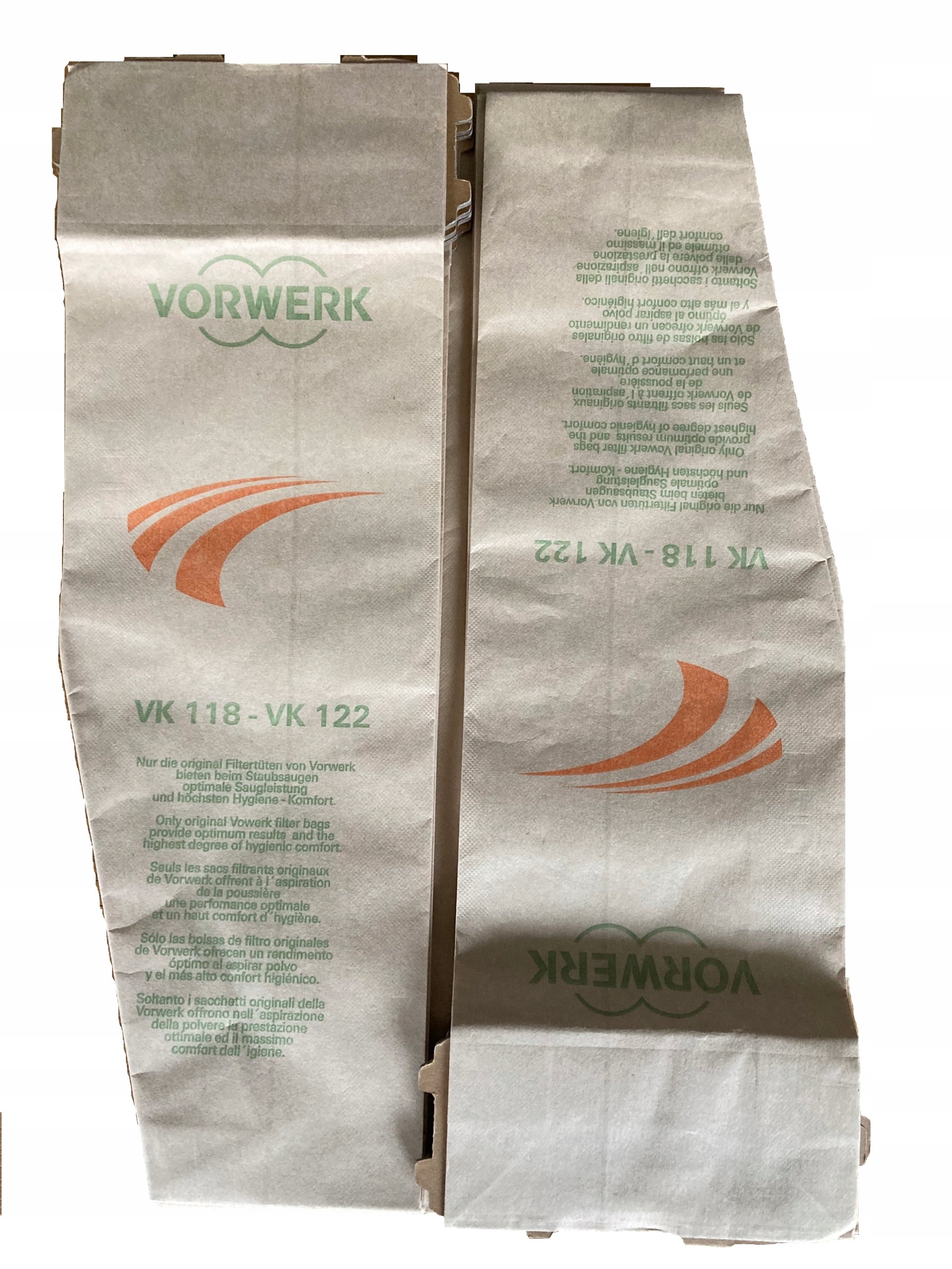 Oryginalne Worki Do Odkurzacza Vorwerk Kobold VK118 VK119 VK120 VK122