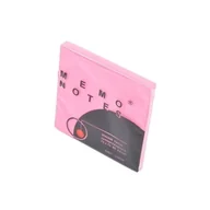 Gadżety  do biura - Memo notes 75x75 mm, 80 kartek, różowy brilliant - miniaturka - grafika 1