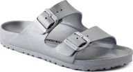 Klapki i japonki męskie - Birkenstock klapki męskie Arizona EVA 1003490 SILVER szerokość standardowa 43 - miniaturka - grafika 1