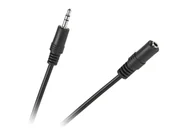 Kable - No name Kabel Przedłużacz 3.5mm Jack Czarny 3m 30 dni na zwrot towaru! - miniaturka - grafika 1