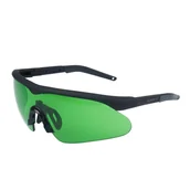 Ochrona oczu i twarzy - Swiss Eye - Okulary strzeleckie Raptor Pro - Laser Lens 694/830-860/1064 - Czarne - Zielony wizjer - 40481 - miniaturka - grafika 1