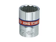 Klucze i nasadki - KING TONY Nasadka krótka 233014S, 1/4'', 7/16" x 24 mm - miniaturka - grafika 1