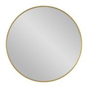 Lustra - Lustro łazienkowe okrągłe 80 cm złota rama - miniaturka - grafika 1