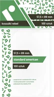 Akcesoria do gier planszowych - Rebel Koszulki Standard American 57,5 x 89 mm 100 szt. - miniaturka - grafika 1