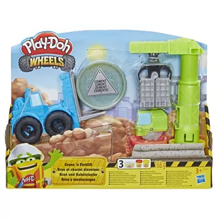 Hasbro Play-Doh Wheels Dźwig - Samochody i pojazdy dla dzieci - miniaturka - grafika 1