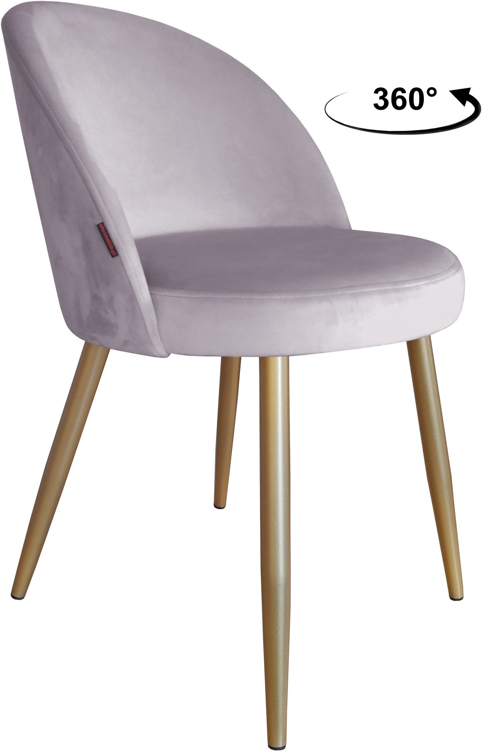 Krzesło obrotowe Trix podstawa złota MG55