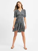 Sukienki - BOSS Orange Sukienka damska - C_Dizziano_1 Kobiety czarny|wielokolorowy wzorzysty, 36 - miniaturka - grafika 1