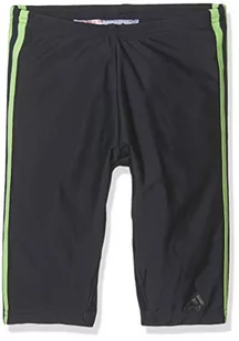 adidas Jammer chłopięce spodenki kąpielowe z 3 paskami, Legend Ink/Hi-Res Yellow, 92 - Kąpielówki dla chłopców - miniaturka - grafika 1
