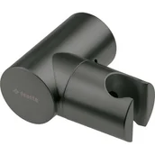 Akcesoria do armatury i ceramiki - Deante Round Uchwyt punktowy słuchawki titanium - miniaturka - grafika 1