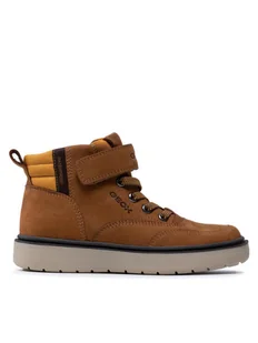 Geox Trzewiki J Riddock Wpf A J167TA 032FU C2286 S Brązowy - Buty dla chłopców - miniaturka - grafika 1