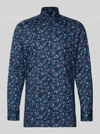 Koszule męskie - Koszula biznesowa o kroju regular fit z czystej bawełny z kołnierzykiem typu kent - miniaturka - grafika 1