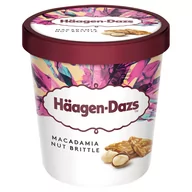 Lody i desery lodowe - Häagen-Dazs - Lody waniliowe z orzechami macadamia w karmelu - miniaturka - grafika 1