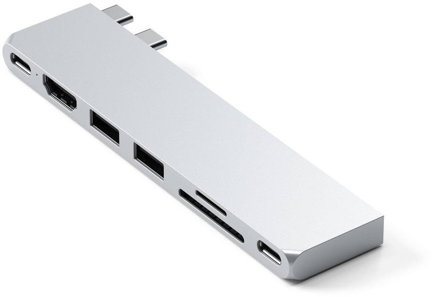 Satechi ST-HUCPHSS Notebook-Dockingstation & Portreplikator Andocken USB 3.2 Gen 2 3.1 Gen 2 Type-C Silber ST-HUCPHSS 0810086360635