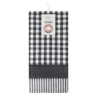 Ściereczki, gąbki, czyściki - Komplet 3 ścierek LUCY 50x70 stalowe - miniaturka - grafika 1