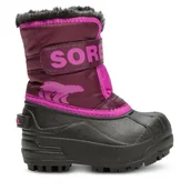 Buty dla dziewczynek - Śniegowce Sorel Snow Commander 2114102562 Różowy - miniaturka - grafika 1