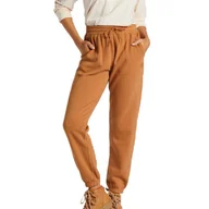 Spodnie damskie - Spodnie damskie Billabong Halifax brązowe dresowe joggery -XS - miniaturka - grafika 1