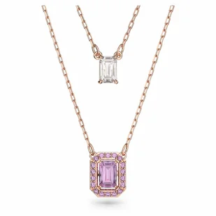 Naszyjnik Swarovski - Millenia, Purple, Rose Gold 5640558 - Naszyjniki - miniaturka - grafika 1