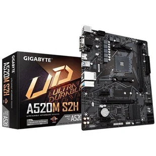 Płyta główna Gigabyte A520M S2H AM4 2DDR4 M.2 HDMI/DVI mATX - Płyty główne - miniaturka - grafika 1