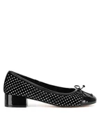 Baleriny - Nine West Baleriny WFA2993-1 Czarny - miniaturka - grafika 1