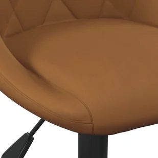 Lumarko Stołek barowy, brązowy, obity aksamitem - Taborety i hokery - miniaturka - grafika 7