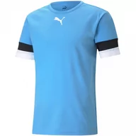Koszulki męskie - Koszulka męska Puma teamRISE Team jasnoniebieska 704932 18 - miniaturka - grafika 1