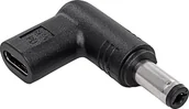 Zasilacze do laptopów - Zasilacz do laptopa Akyga Przejściówka do laptopa Akyga AK-ND-C02 USB-C / 5.5 x 2.1 mm - miniaturka - grafika 1