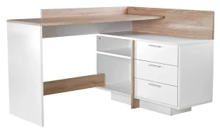 Narożne Uniwersalne Biurko Z Szufladami Liki 4X - Biurka - miniaturka - grafika 1