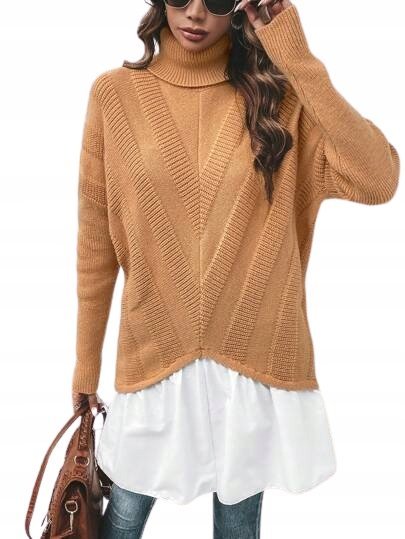 SHEIN SWETER DAMSKI Z DŁUGIM RĘKAWEM CASUAL 36 ŁJJ