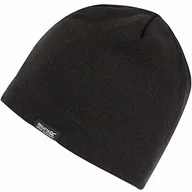 Czapki damskie - Regatta Unisex Brevis II akrylowa dzianinowa podszewka polarowa wodoodporna wewnętrzna membrana czapka nakrycie głowy, czarna, L/XL - miniaturka - grafika 1