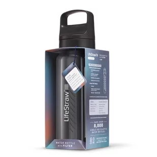 LifeStraw Go 2.0 Czarna butelka filtrująca 1L Nordic Noir - Butelki filtrujące - miniaturka - grafika 3
