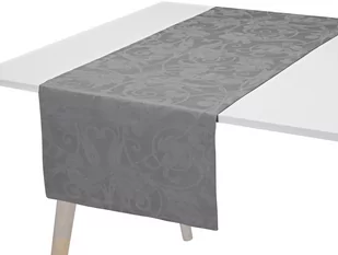 Le Jacquard Fran ais Bieżnik żakardowy Tivoli Ciemnoszary - Ściereczki, gąbki, czyściki - miniaturka - grafika 1