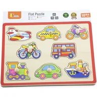 Zabawki interaktywne dla dzieci - Viga Viga, puzzle drewniane, Pojazdy - miniaturka - grafika 1