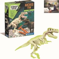 Zabawki interaktywne dla dzieci - Clementoni Žaidimo rinkinys Clementoni Archeofun T-REX - miniaturka - grafika 1