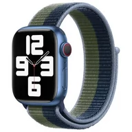 Akcesoria do smartwatchy - Apple Pasek do Watch 38/40/41mm) Błękitna toń/Zielony mech - miniaturka - grafika 1