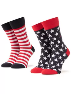 Tommy Hilfiger Zestaw 2 par wysokich skarpet damskich 100000816 Kolorowy - Skarpetki damskie - miniaturka - grafika 1