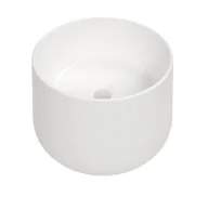 Umywalki - Deante Arnika Umywalka nablatowa 37,5 cm biała CGN6U32 - miniaturka - grafika 1
