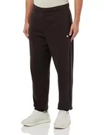 Spodnie męskie - Champion Legacy Authentic Pants-C-Logo Powerblend Fleece elastyczny kombinezon spodnie męskie, Marrone, S - miniaturka - grafika 1